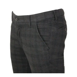  Club of Comfort Chino Broek | Grijs Geruit