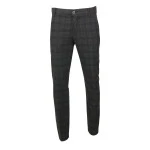 Club of Comfort Chino Broek | Grijs Geruit | www.pietkoopmans.nl