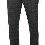 Club of Comfort Chino Broek | Grijs Geruit | www.pietkoopmans.nl