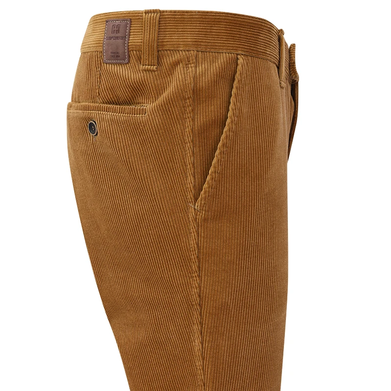 Club of Comfort Chino ribbroek | Camel | www.pietkoopmans.nl
