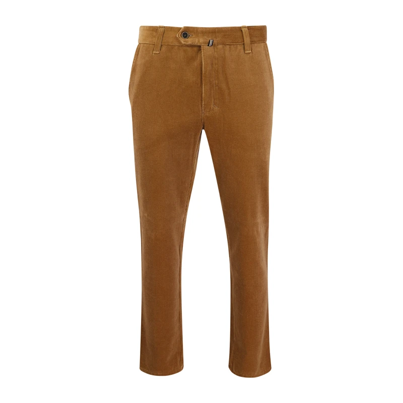 Club of Comfort Chino ribbroek | Camel | www.pietkoopmans.nl