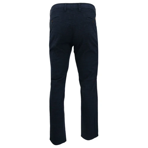 Club of Comfort Chino Broek | Marine Geruit | www.pietkoopmans.nl