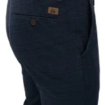 Club of Comfort Chino Broek | Marine Geruit | www.pietkoopmans.nl