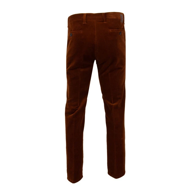 Club of Comfort Chino ribbroek | Cognac | www.pietkoopmans.nl