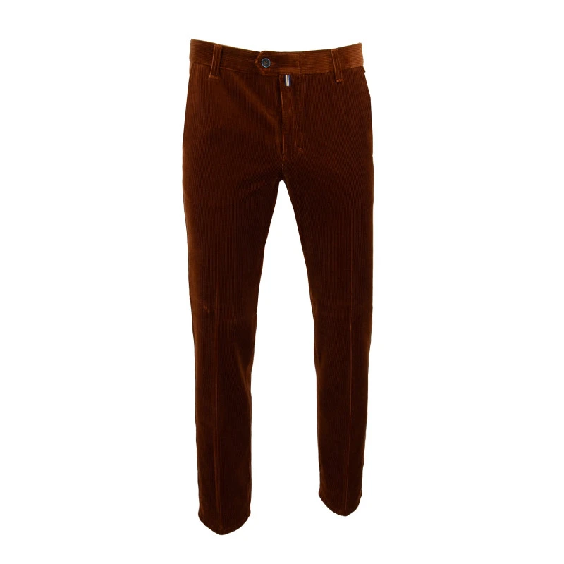 Club of Comfort Chino ribbroek | Cognac | www.pietkoopmans.nl