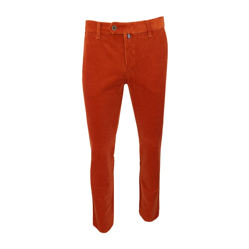Club of Comfort Chino ribbroek | Warm Oranje | www.pietkoopmans.nl
