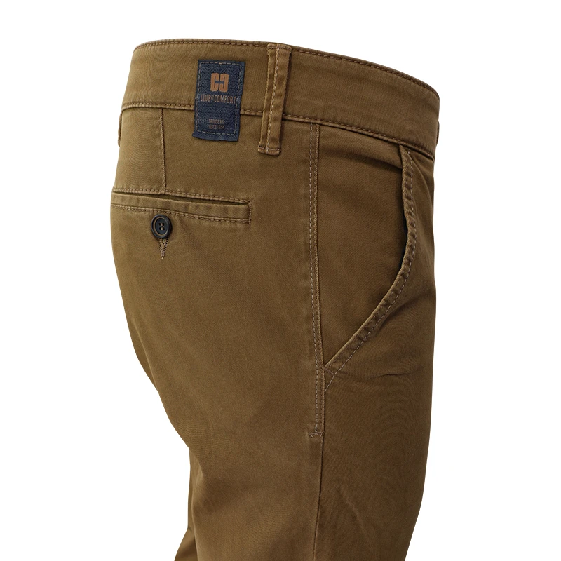 Club of Comfort Chino Winter Broek | Wiskey | www.pietkoopmans.nl