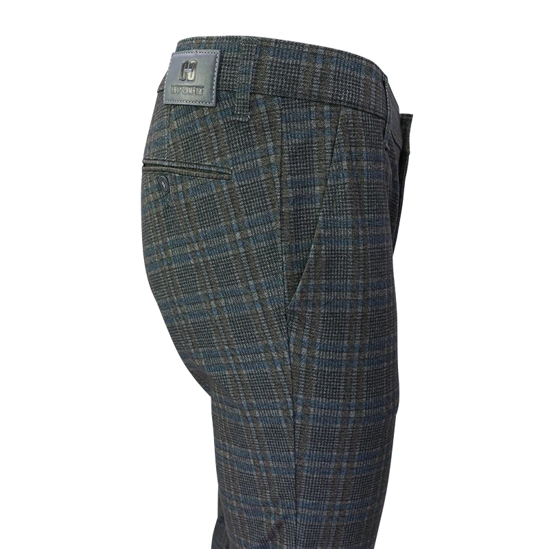 Club of Comfort Winter Chino | Bruin Geruit | www.pietkoopmans.nl