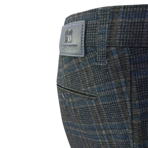 Club of Comfort Winter Chino | Bruin Geruit | www.pietkoopmans.nl