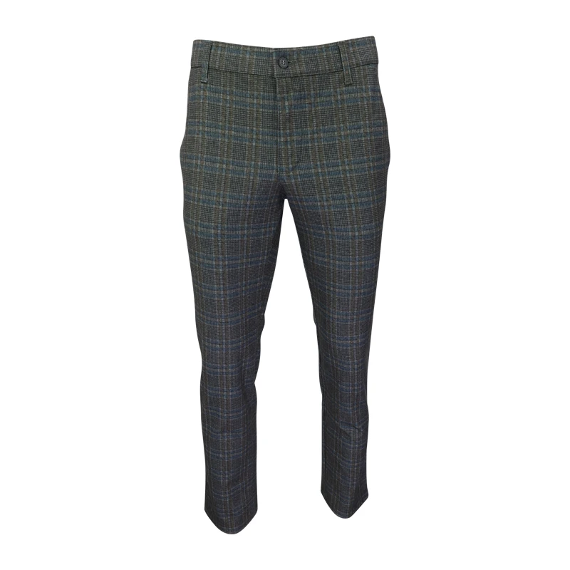 Club of Comfort Winter Chino | Bruin Geruit | www.pietkoopmans.nl