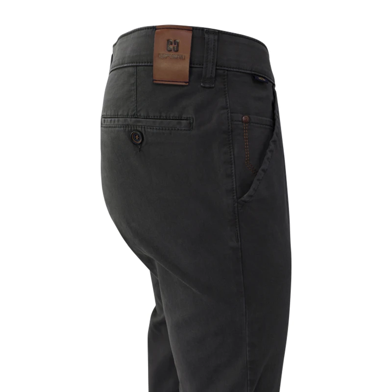Club of Comfort Chino Winter Broek | Zacht Grijs | www.pietkoopmans.nl