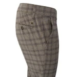 Club of Comfort Chino Phil | Zomers Geruit | www.pietkoopmans.nl