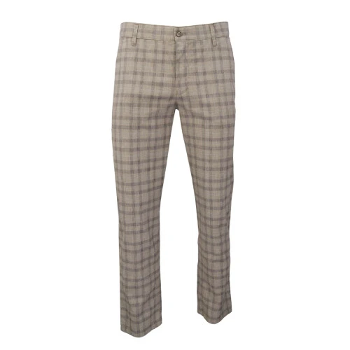 Club of Comfort Chino Phil | Zomers Geruit | www.pietkoopmans.nl