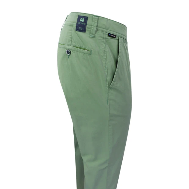 Club of Comfort Chino | Coldblack Groen | www.pietkoopmans.nl