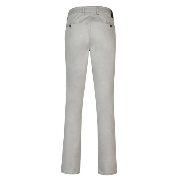 Club of Comfort Chino Broek | Lichtgrijs | www.pietkoopmans.nl
