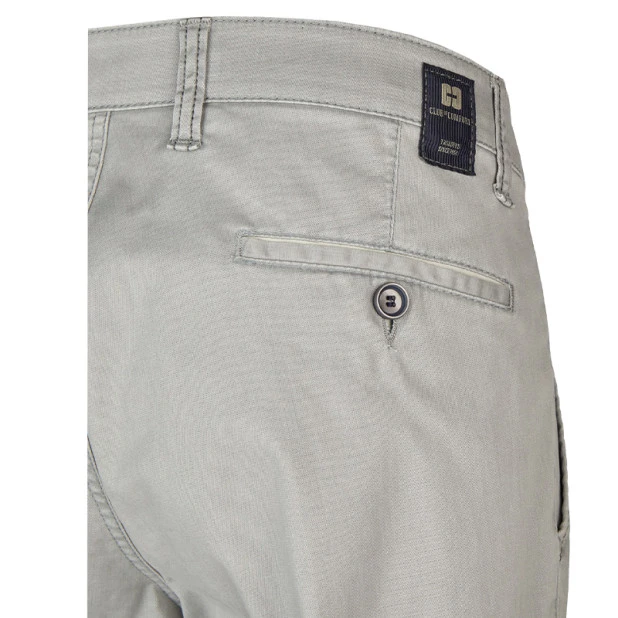 Club of Comfort Chino Broek | Lichtgrijs | www.pietkoopmans.nl