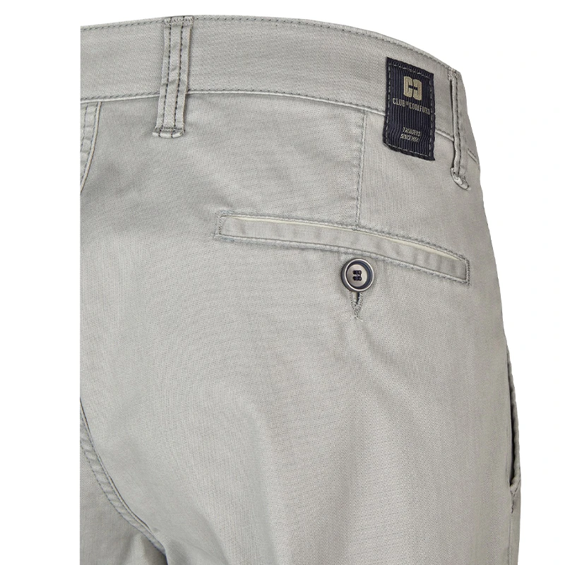 Club of Comfort Chino Broek | Lichtgrijs | www.pietkoopmans.nl