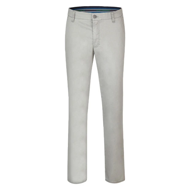 Club of Comfort Chino Broek | Lichtgrijs | www.pietkoopmans.nl
