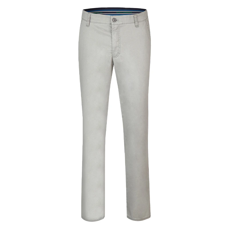 Club of Comfort Chino Broek | Lichtgrijs | www.pietkoopmans.nl