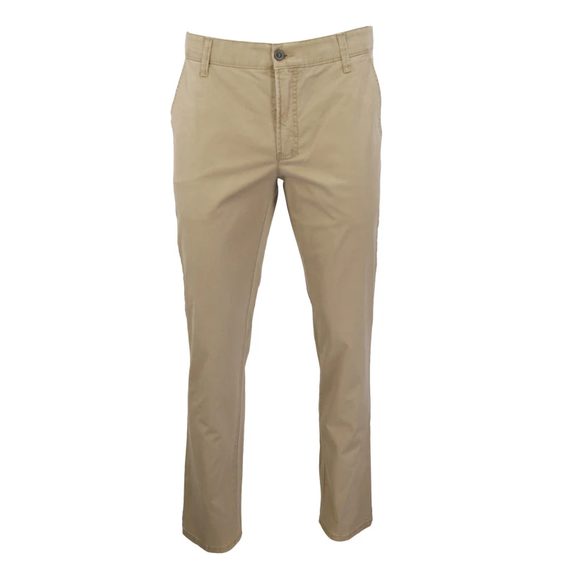 Club of Comfort Chino Broek | Zacht Camel | www.pietkoopmans.nl