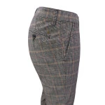 Club of Comfort Chino Broek | Linnen Geruit | www.pietkoopmans.nl