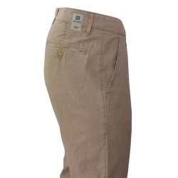 Club of Comfort Chino Broek | Linnen Beige