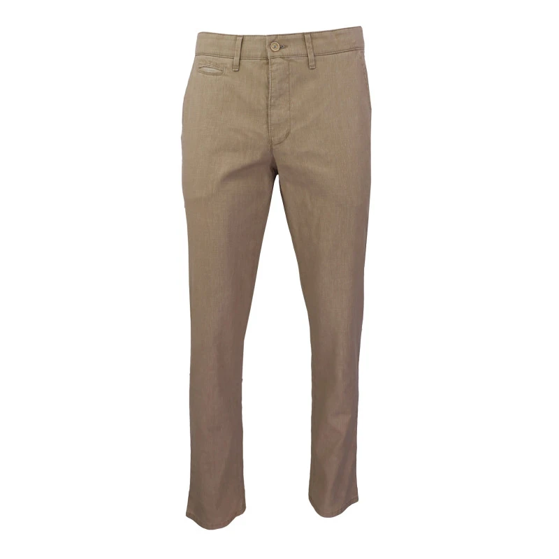 Club of Comfort Chino Broek | Linnen Beige | www.pietkoopmans.nl