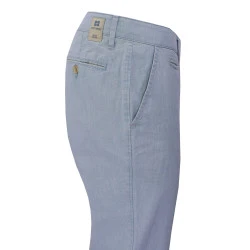 Club of Comfort Chino Broek | Linnen Blauw