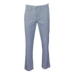 Club of Comfort Chino Broek | Linnen Blauw | www.pietkoopmans.nl