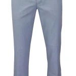 Club of Comfort Chino Broek | Linnen Blauw | www.pietkoopmans.nl