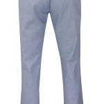 Club of Comfort Chino Broek | Linnen Blauw | www.pietkoopmans.nl