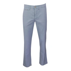 Club of Comfort Chino Broek | Linnen Blauw