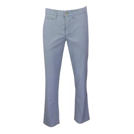 Club of Comfort Chino Broek | Linnen Blauw
