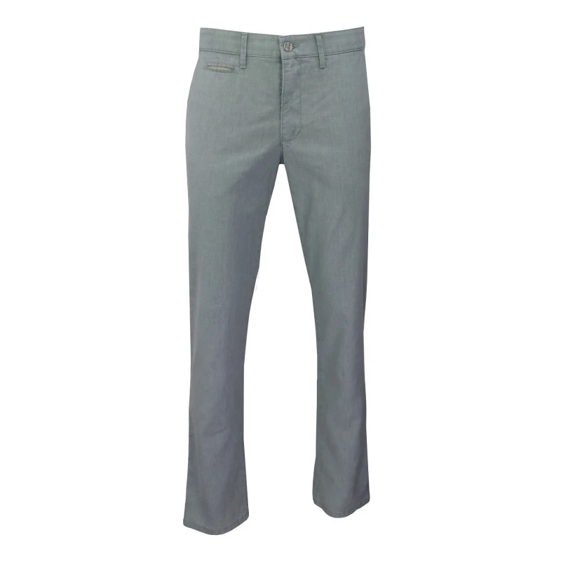 Club of Comfort Chino Broek | Linnen Mint | www.pietkoopmans.nl