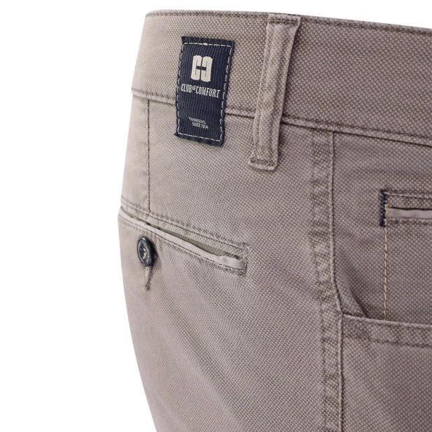 Club of Comfort Zomer Broek | Beige Print | www.pietkoopmans.nl