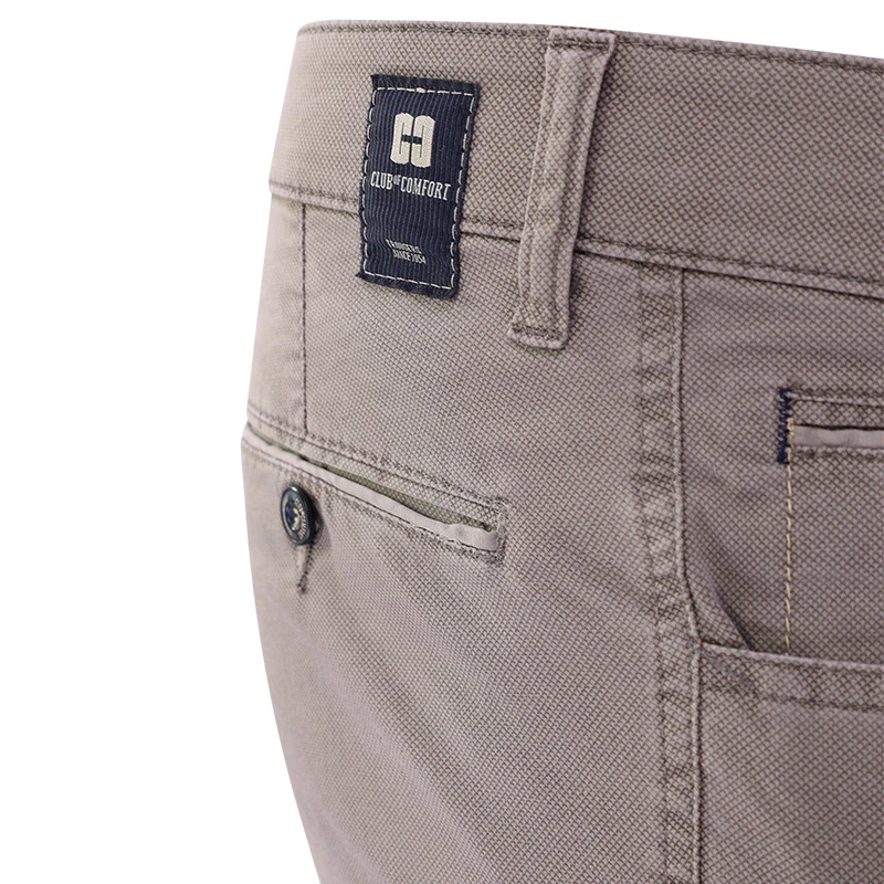 Club of Comfort Zomer Broek | Beige Print | www.pietkoopmans.nl