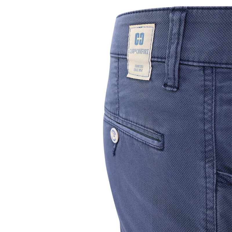 Club of Comfort Zomer Broek | Indigo Print | www.pietkoopmans.nl