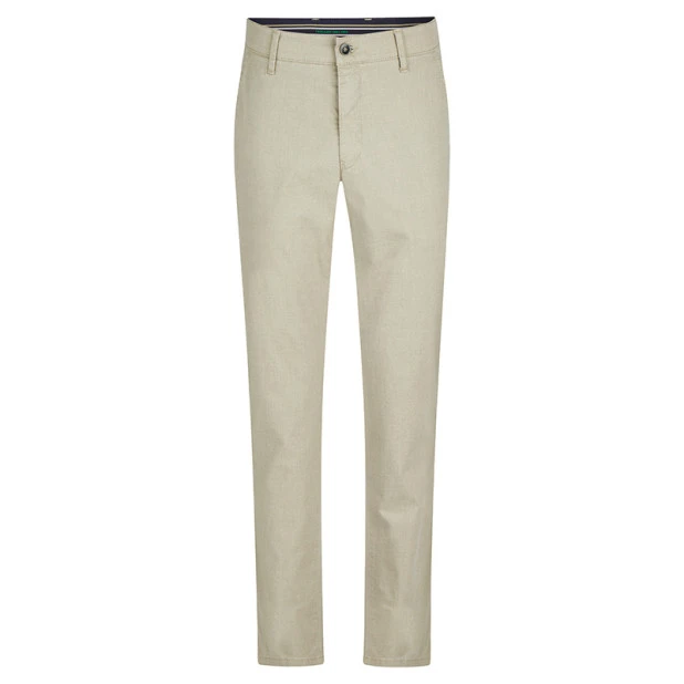 Club of Comfort Zomer Chino | Beige Print | www.pietkoopmans.nl
