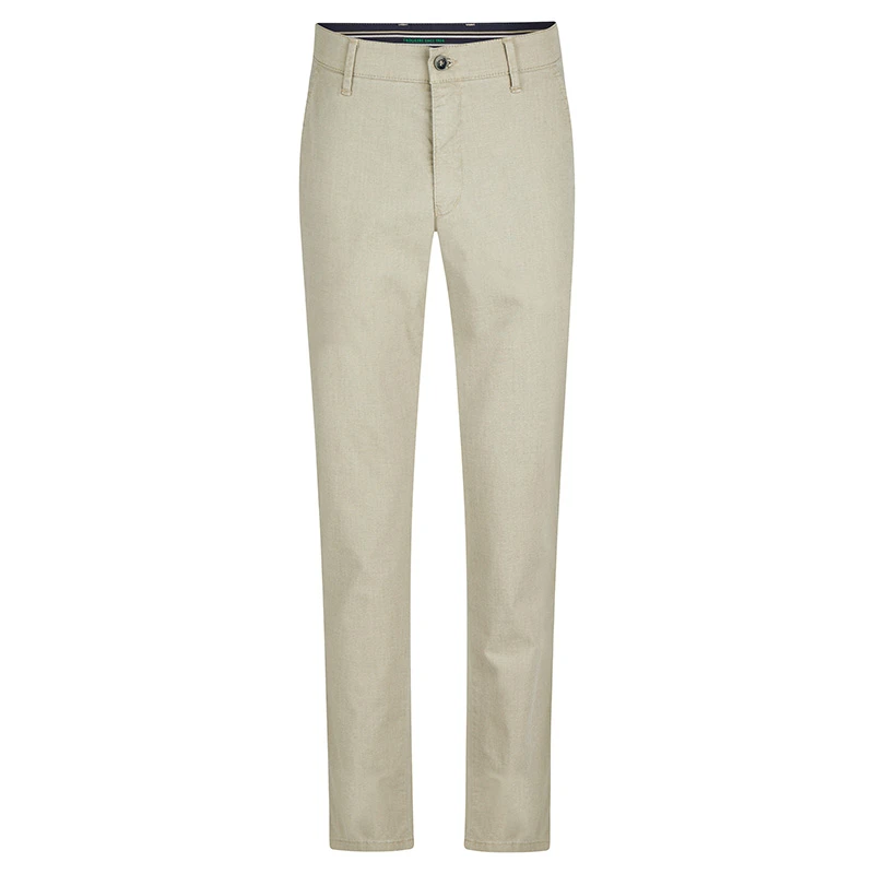 Club of Comfort Zomer Chino | Beige Print | www.pietkoopmans.nl