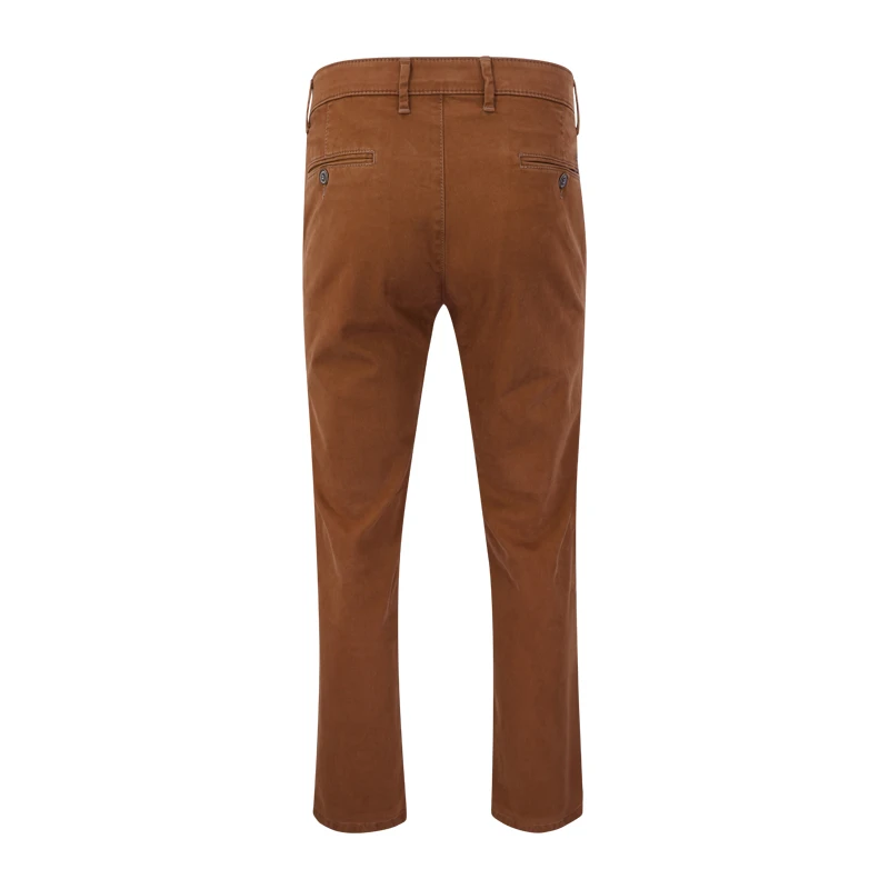 Club of Comfort Chino Winter Broek | Zacht Cognac | www.pietkoopmans.nl