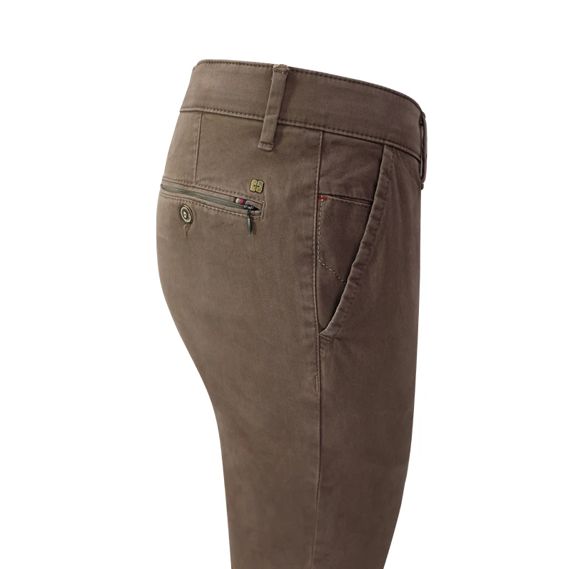Club of Comfort Chino Winter Broek | Zacht Bruin | www.pietkoopmans.nl