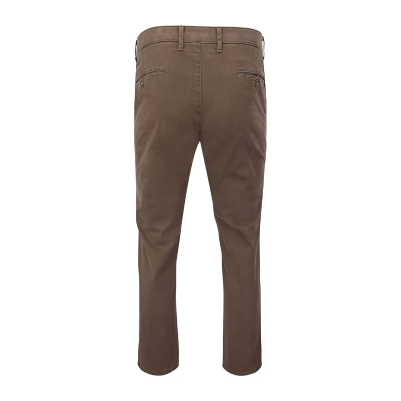 Club of Comfort Chino Winter Broek | Zacht Bruin | www.pietkoopmans.nl