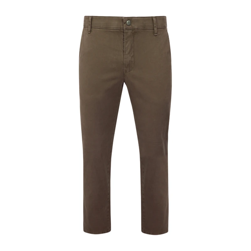 Club of Comfort Chino Winter Broek | Zacht Bruin | www.pietkoopmans.nl