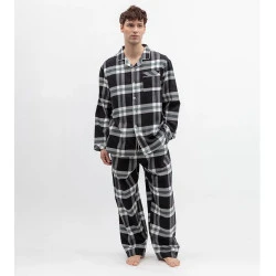 Cyberjammies Herenpyjama Flanel | Groen Geruit