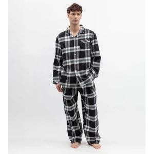 Cyberjammies Herenpyjama Flanel | Groen Geruit