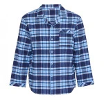 Cyberjammies Flanellen Pyjamajasje | Blauw Marine Geruit | www.pietkoopmans.nl