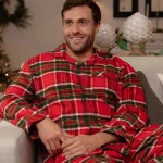 Cyberjammies Herenpyjama Flanel | Rood Geruit | www.pietkoopmans.nl