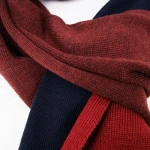 Dante Sjaal Tricot Gebreid | Marine Rood | www.pietkoopmans.nl