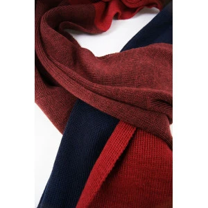 Dante Sjaal Tricot Gebreid | Marine Rood