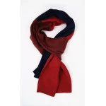Dante Sjaal Tricot Gebreid | Marine Rood | www.pietkoopmans.nl